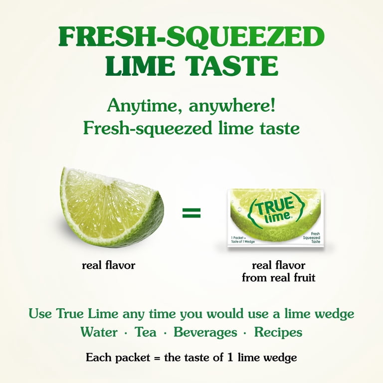 True Lime 50ct, Flavor Concentrated, Sugar-Free Drink Packets