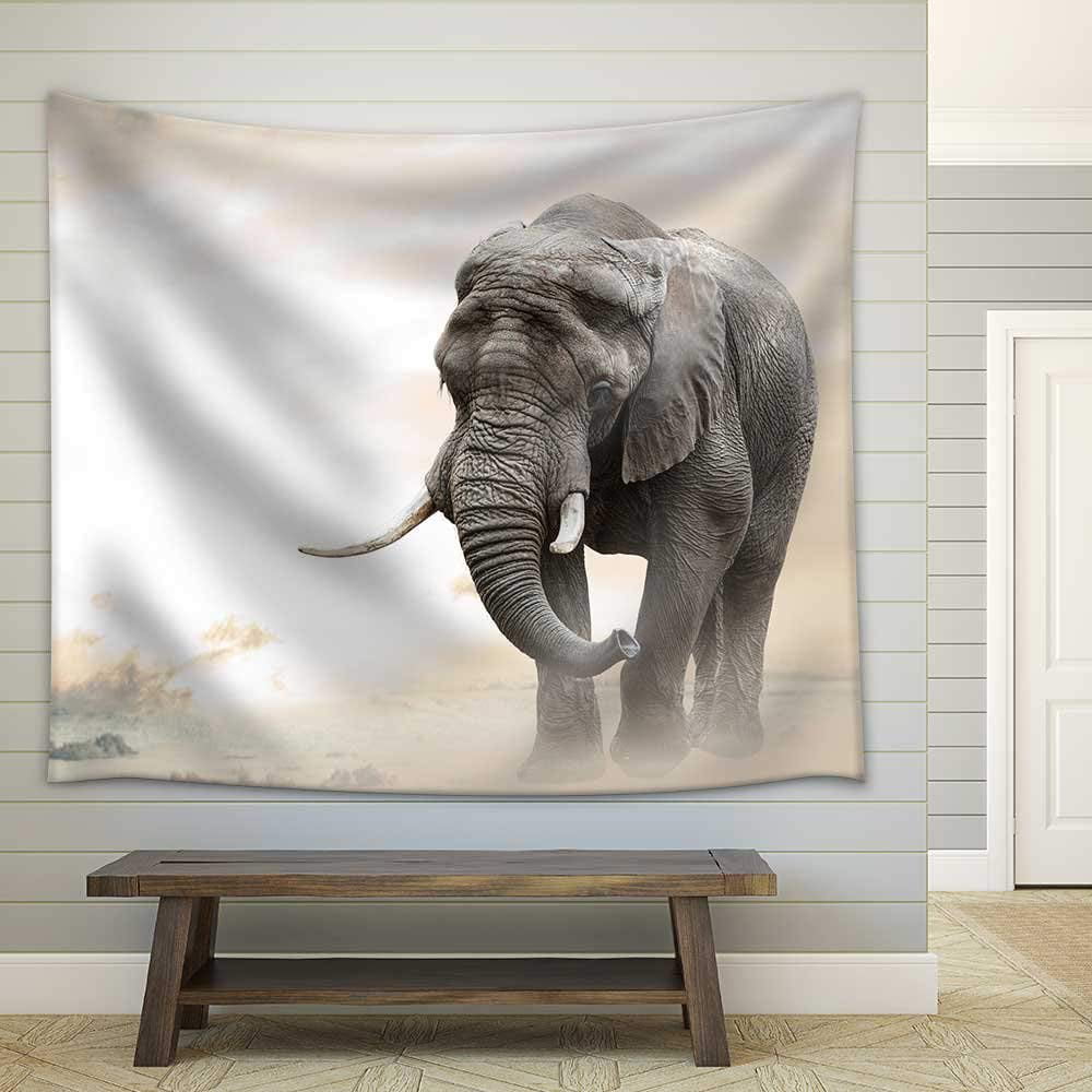 Tapestry Animal Elephant Art Wall Hanging Room Throw Cover Blanket Home Decor 