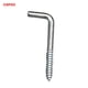thumbnail image 3 of Eigraketly Gancho de tornillo en forma de L para 20 piezas, colgador de ángulo para pared de fotos autorroscantes M4x38mm Herramientas y ferretería, 3 of 6
