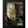 thumbnail image 2 of Achen, Georg Nicolai 15x18 Black Modern Framed Museum Art Print Titled - By The Window, 2 of 5