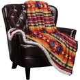 American Tribal Pattern Winter Warm Blanket for Bed Wool Throw Blankets