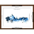 thumbnail image 5 of Art.com New York Skyline Art Print by Michael Tompsett, Brown Frame Wall Art, 23" x 17", 5 of 5