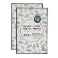 thumbnail image 1 of DesignOvation Slimline Black Tabletop Picture Frame Set, Set of 2, 1 of 10