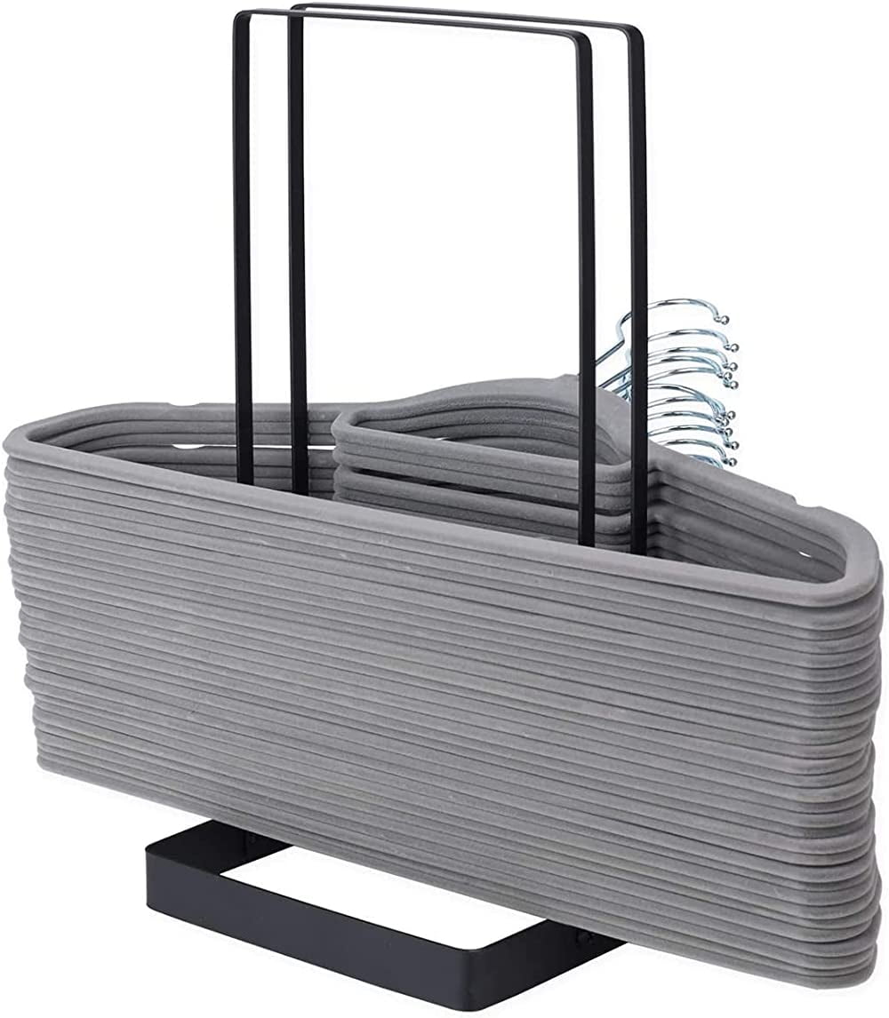 Multi Use Home Plastic Laundry Clothes Organizer Hanger Stacker Storage Rack LC 