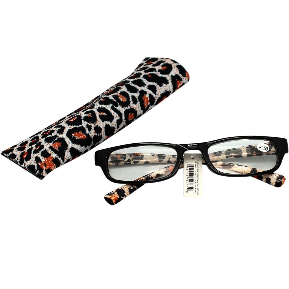 Leopard Print Reading Glasses (+2.50)