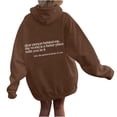 thumbnail image 2 of Sweatshirts for Women Velvet Hoodies Drawstring Long Sleeve Sweatshirts Hooded Pullover Tops with Pocket Casual Hoodie Tops, 2 of 4