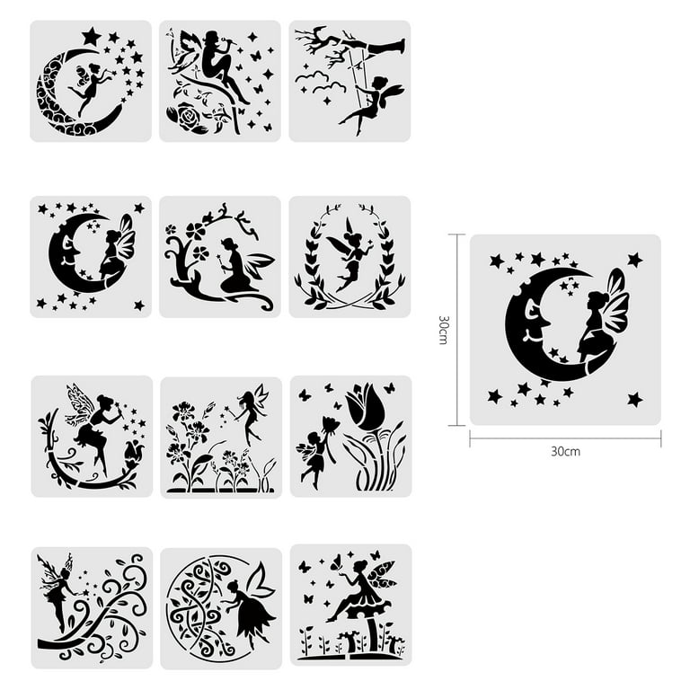Stencils Templates Painting, Paper Card Template