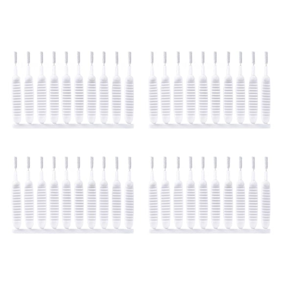 ACDANC Shower Head Cleaning Brush,Upgrade Shower Head Cleaning Brush for Small Hole Gap Hole Anti-Clogging Cleaning Brush Multifunctional Shower Head Cleaner Tool for Household (40pcs)