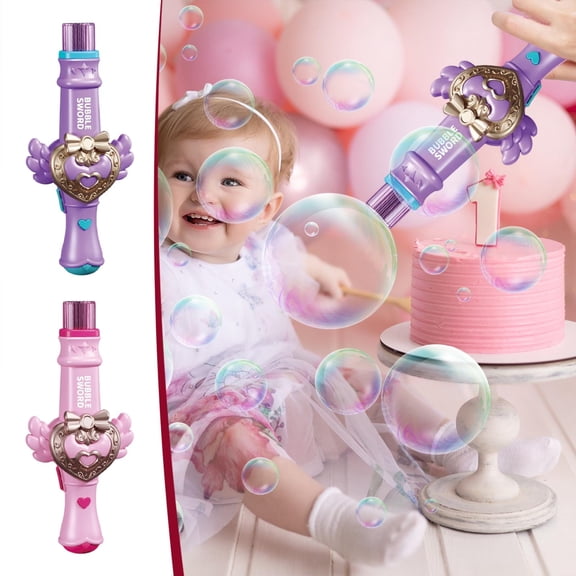 Bubble Wand Rechargeable Automatic Bubble Blaster with Mist LED Lights Portable Outdoor Toys for Birthday Party Beach Summer by PALIFEUR