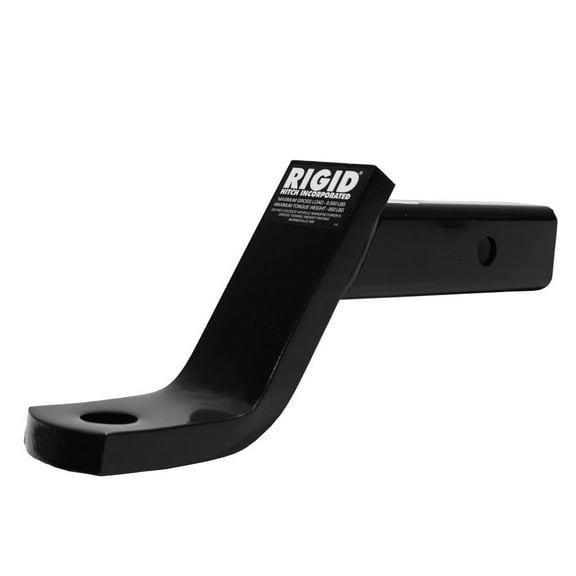 Rigid Hitch (UB-409-B) Ball Mount for 2" Receivers - 4" Drop - 2 3/4" Rise - 9" Length - Made in USA