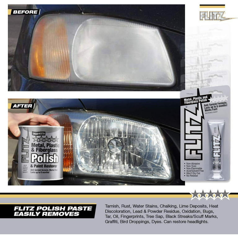 Flitz Premium Multipurpose Polishing & Cleaning Cream - 1.76 oz tube (