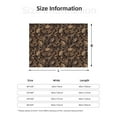 thumbnail image 5 of Rateoe Brown Camouflage Skull Pattern Flannel Throw Blanket, Ultra-soft Blanket for Bed, Couch, Car, Hypoallergenic Anti-pilling blanket-80"x60"(Horizontal), 5 of 6