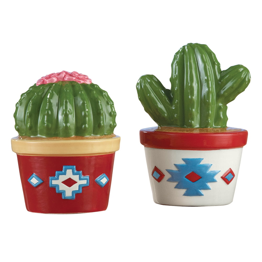 Cactus Southwest Kitchen Decorations Salt And Pepper Shaker Set