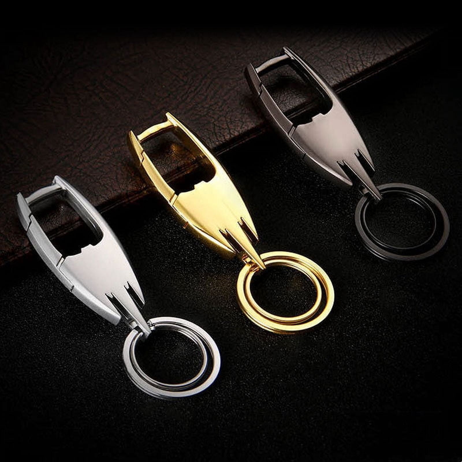 Unisex Metal Keychain Stainless Steel Key Ring Durable Doll Keyring Gifts Car Keyring Present for Advertising