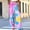 Purple, variant on QUNYINEY High Wasited Womens Pants Casual Baggy Summer Tie Dye Wide Leg Lounge Pants Elastic Waist Loose Drawstring Beach with Pockets Pants
