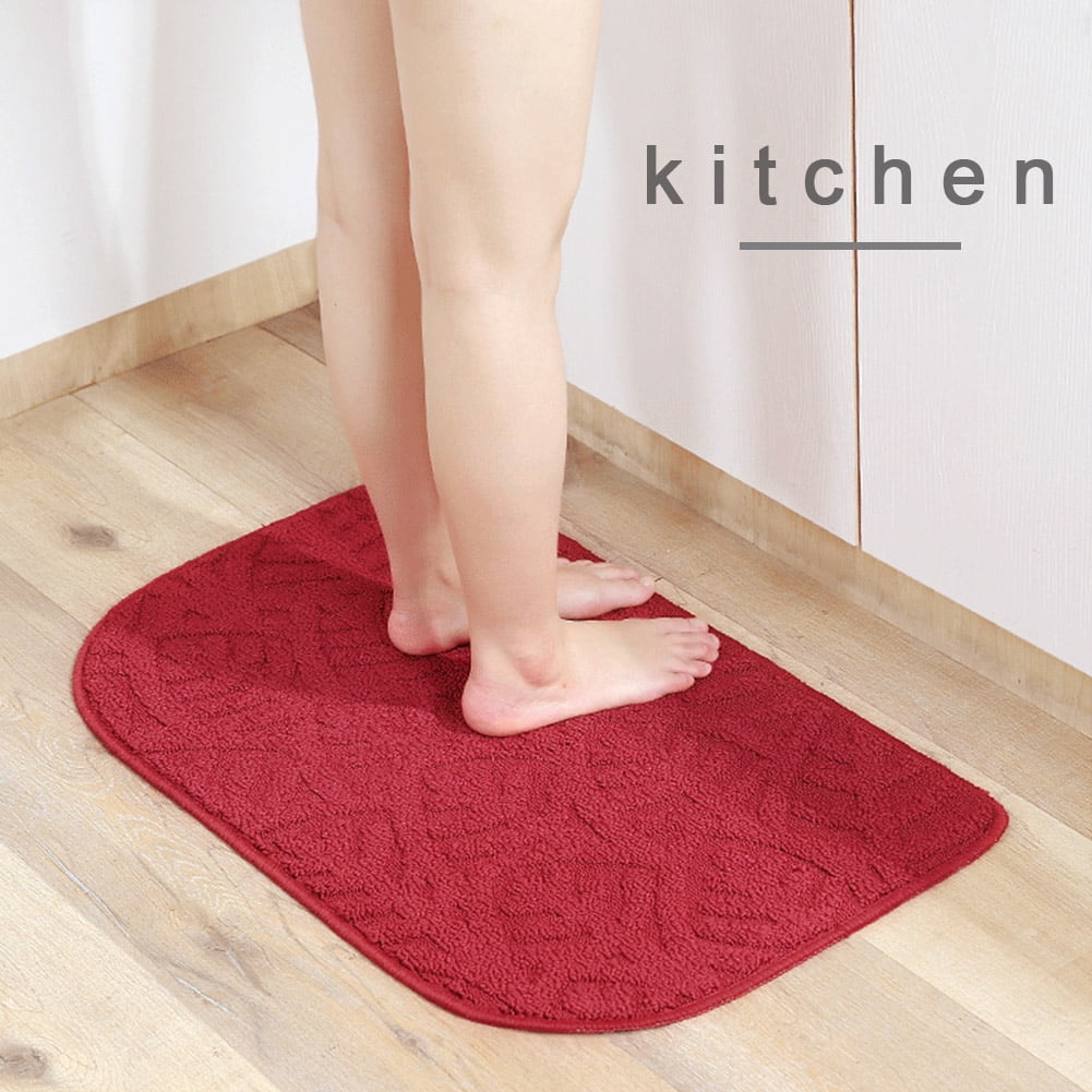 Details about   Door Floor Rug Modern Red Non-slip Mat Kitchen Bathroom Carpet Home Decorations 