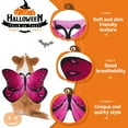 thumbnail image 3 of GASTROPOD Dog Halloween Costumes,Cute Large Dog Halloween Costumes,Felt Butterfly Wings Halloween Costumes for Dogs,Pink,S, 3 of 7