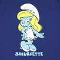 thumbnail image 5 of The Smurfs Smurfette Women's Loungewear 2 Piece Pajama Sleepwear Short Sleeve Shirt and Shorts Set, 5 of 7