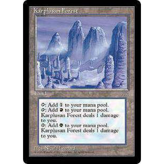 MtG Ice Age Rare Karplusan Forest