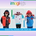 thumbnail image 3 of Marvel Spider-Man Spider-Gwen Ghost Spider Fleece Zip Up Cosplay Hoodie Toddler to Big Kid, 3 of 5