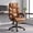 PU-Brown, variant on Ultifit Big and Tall Office Chair, High Back PU Leather Desk Chair with Lumbar Support, Executive Chair with Footrest, Home Office chair with Linked Armrest, Black