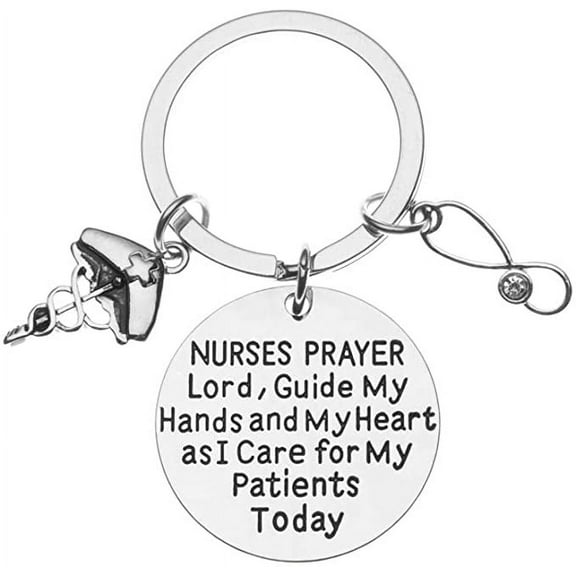 Nurse Keychain, Nurse Gift, Nurse Prayer Keychain, Nursing Keychain Makes Perfect Nurses Gift?