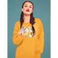 thumbnail image 2 of Image Conscious Graffiti Hearts Sweatshirt Women's -Image Conscious Designs, 2 of 4