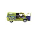thumbnail image 5 of 1976 Chevy G-Series Van, Yellow /Blue Flames - Acme A1802101 - 1/18 Scale Diecast Model Car, 5 of 10