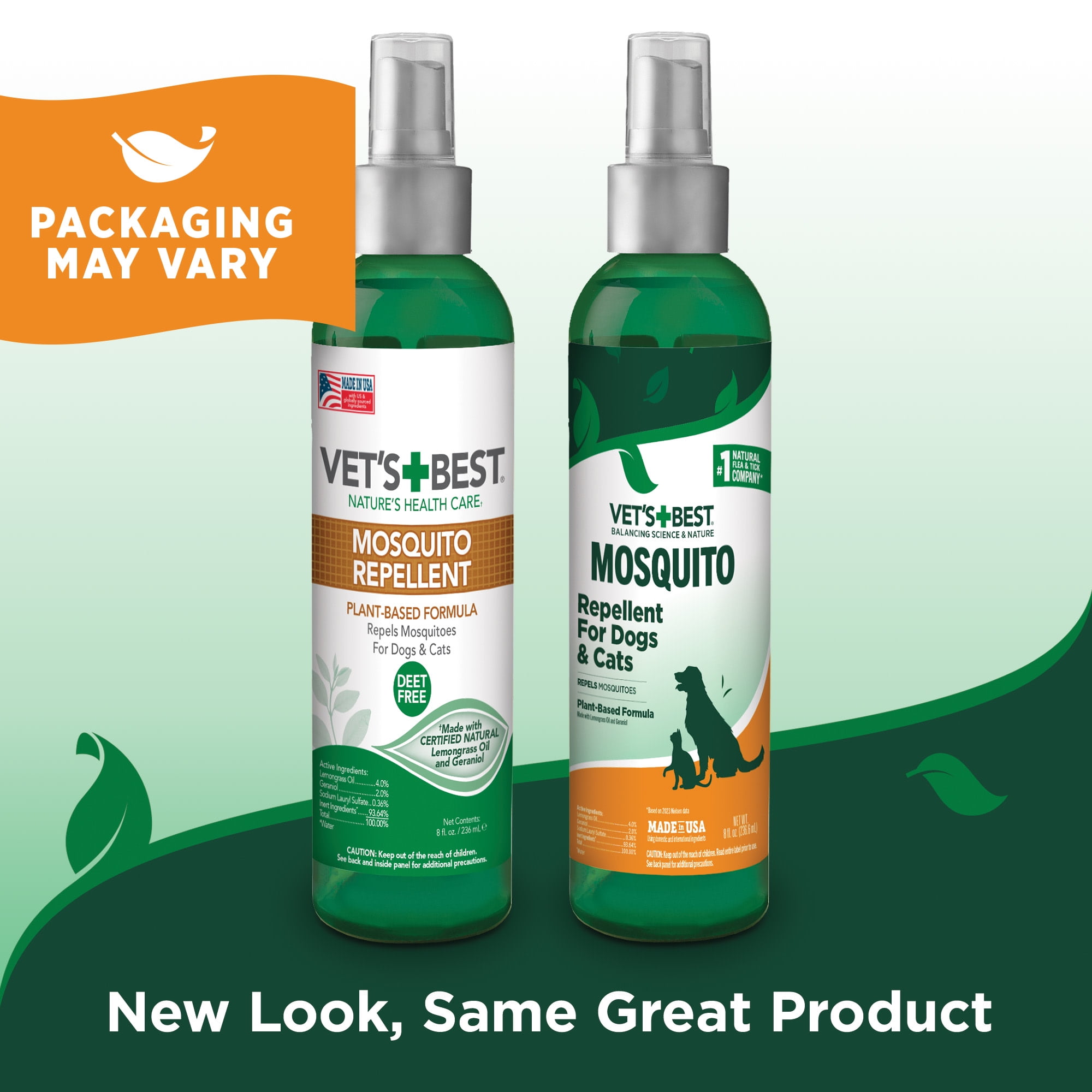 Vet s Best Natural Anti Mosquito Spray for Pets 8 fl oz Walmart