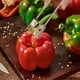 thumbnail image 4 of Descorazonador de frutas y verduras de acero inoxidable | Herramienta multiusos para deshuesar manzanas, pimientos y melón amargo | Aparato de cocina ergonómico para descorazonar y preparar, 4 of 5