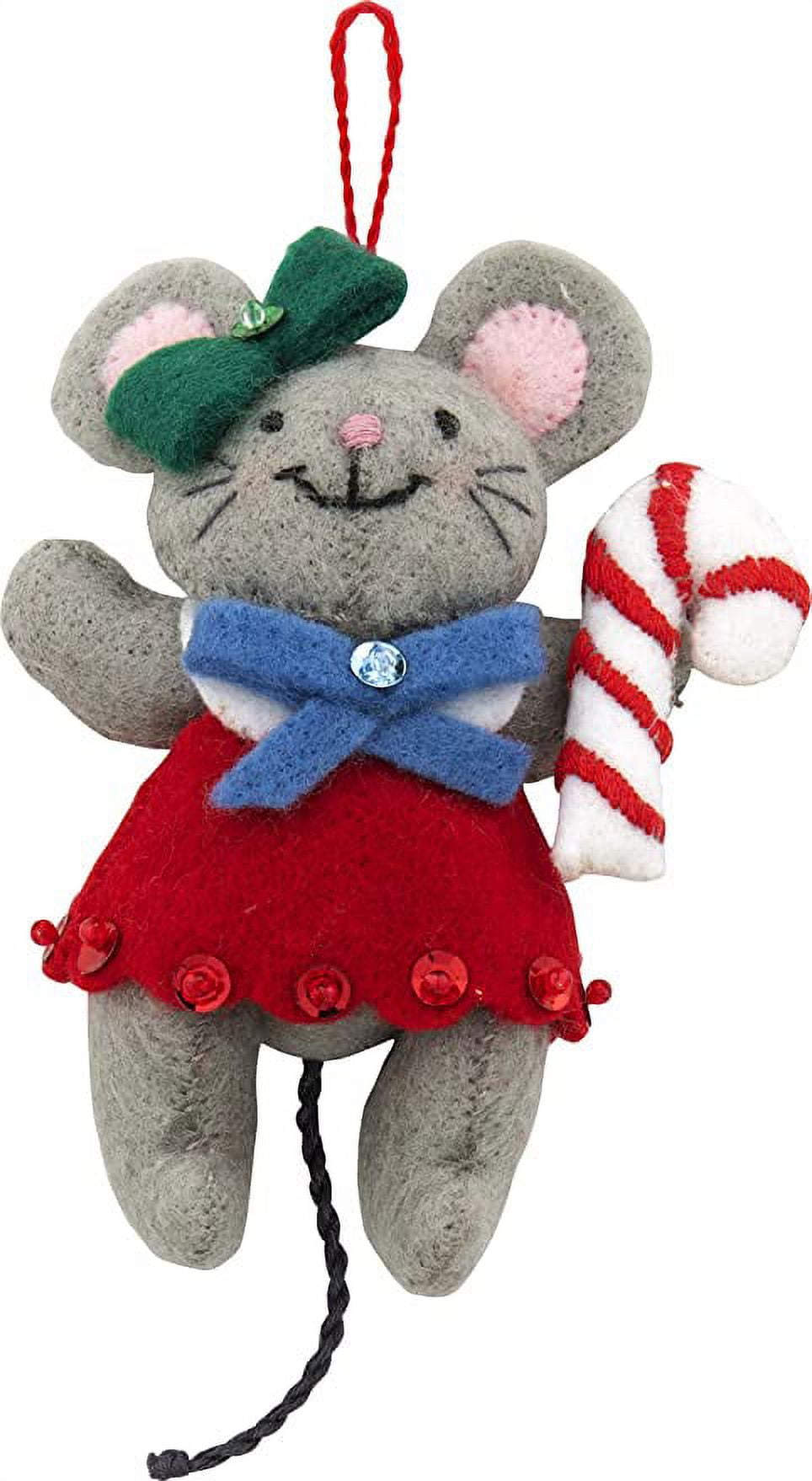 Bucilla Felt Applique DIY Christmas Keepsake Ornament Kit, The Night before Christmas, Set of 6