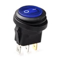 thumbnail image 3 of 10 Pcs 12V 20A Waterproof Round On/ Rocker Switch Car Auto Boat SPST, 3 of 8