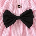 thumbnail image 6 of Toddler Girl Clothes Kids Ruffle Sleeve Shirt Butterfly Bow Ripped Pants High Low Top Trousers 2 Pcs Spring Summer Outfit Clothing Set 1-6 Years Red, 6 of 8
