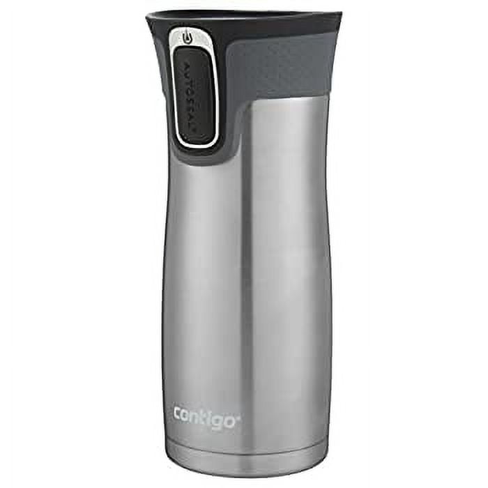  Contigo West Loop Stainless Steel Vacuum-Insulated Travel Mug  with Spill-Proof Lid, Keeps Drinks Hot up to 5 Hours and Cold up to 12  Hours, 20oz Matte Black : Home & Kitchen
