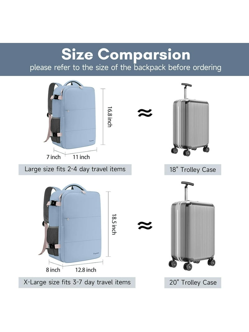Carry On Backpack, 35l Travel Backpack for Women Airline Approved - Main Image