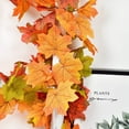 thumbnail image 5 of Clearance Artificial flowers under $10,Cabinet Decoration 2 Pack Fall Garland Maple 6.5Ft/Piece Hanging Vine Garland Artificial Autumn Garland Thanksgiving Decor For Home Wedding Fireplace Party, 5 of 7