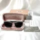 thumbnail image 2 of miumiu sunglasses eyewear glitter black ladies used, 2 of 6