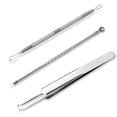 thumbnail image 3 of 5Pcs Stainless Facial Acne Spot Pimple Remover Extractor Tool Comedone, 3 of 5
