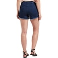 thumbnail image 2 of Hue Womens Distressed Pull On Cutoff Shorts, 2 of 2