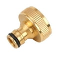 G1inch Brass Fitting Hose Tap Faucet Water Pipe Connector Garden
