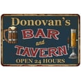 thumbnail image 1 of Donovan's Green Bar & Tavern Rustic Sign Decor 8x12 208120047745, 1 of 1