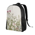 thumbnail image 2 of Rocae Herbs and Wildflowers print Computer bag with separate compartment, suitable for 15 inch laptop backpack, gift for men and women, 2 of 8