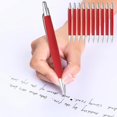 thumbnail image 1 of Feltree 10 Pack Basic Retractable Blackness Ballpoint Pens Write Smoothly 1ml, 1 of 8