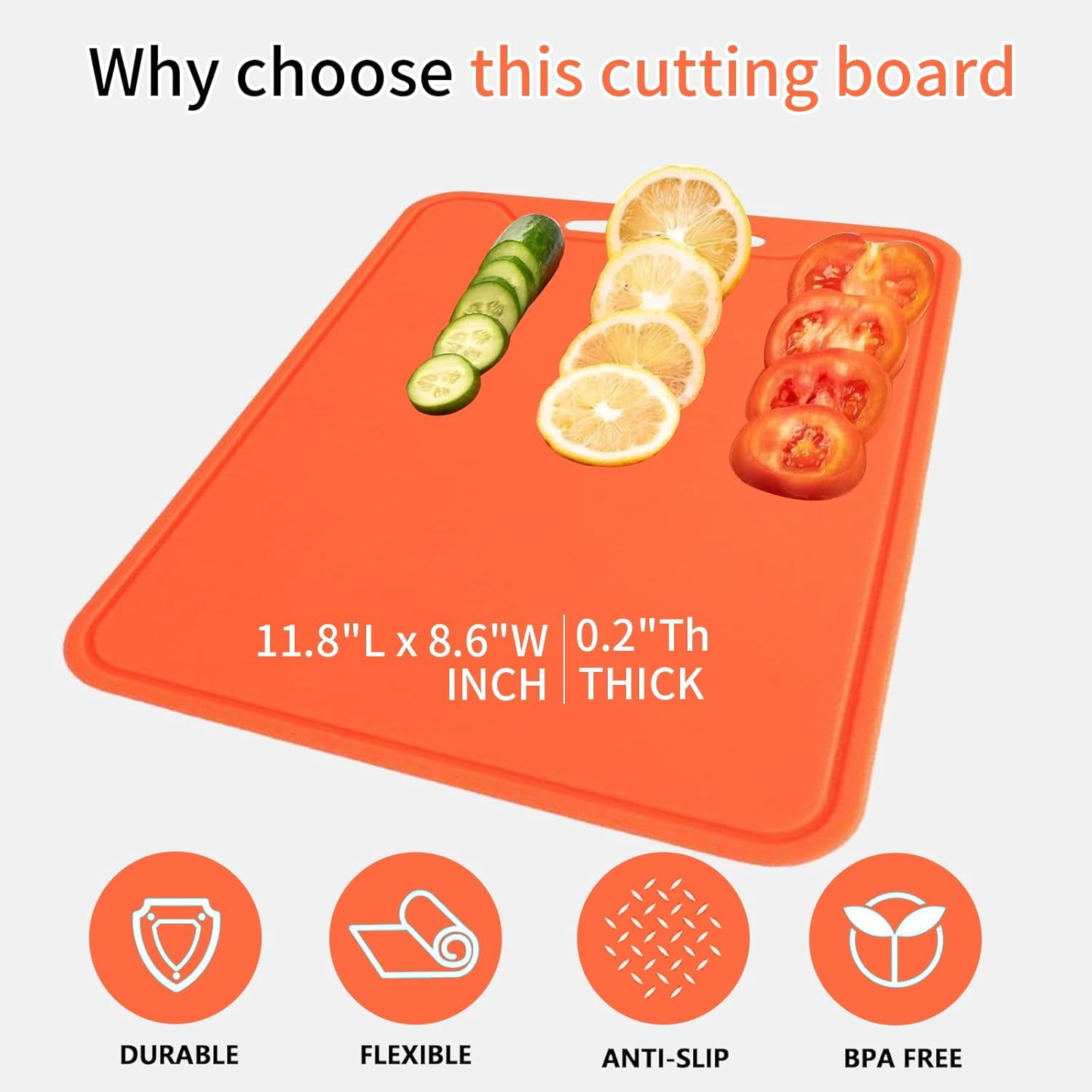 MKEUDQ-Flexible Silicone Cutting Boards For Kitchen 11.8''x 8.6'',BPA Free Silicone Cutting Board Kitchen Mat For Fruit and Vegetables, Dishwasher Safe, Suitable For Both Indoor and Outdoor (Blue)