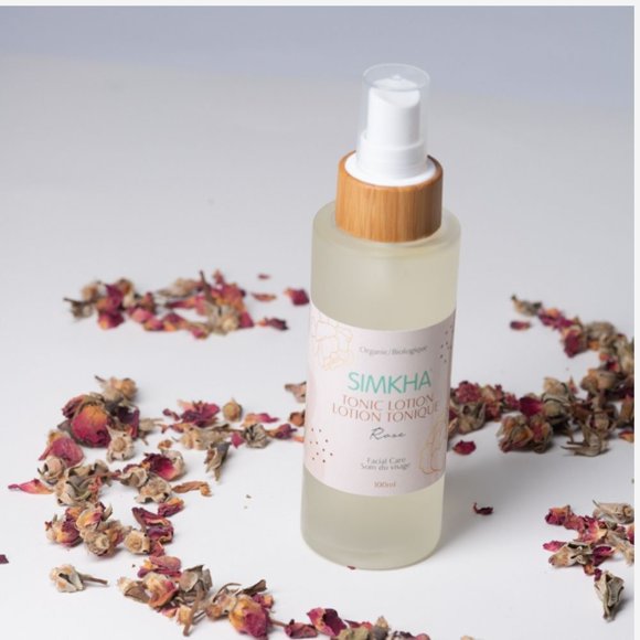 SIMKHA Biocosmetics Rosewater tonic lotion Lavender tonic lotion 100 Millilitre