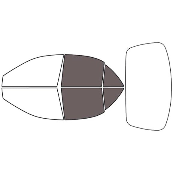Avery Dennison NR Nano Ceramic IR Window Tint Kit Compatible with Ford Escort 1997-2002 (Sedan) -