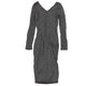 thumbnail image 2 of bar III Vestido ajustado acanalado para mujer, Metálico, Mediano, 2 of 2