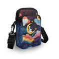 thumbnail image 3 of HELLHERO Leakproof Shoulder Bags, Polyester Crossbody Small Crossbody Bags for Women, Moonlit Angling, 3 of 7