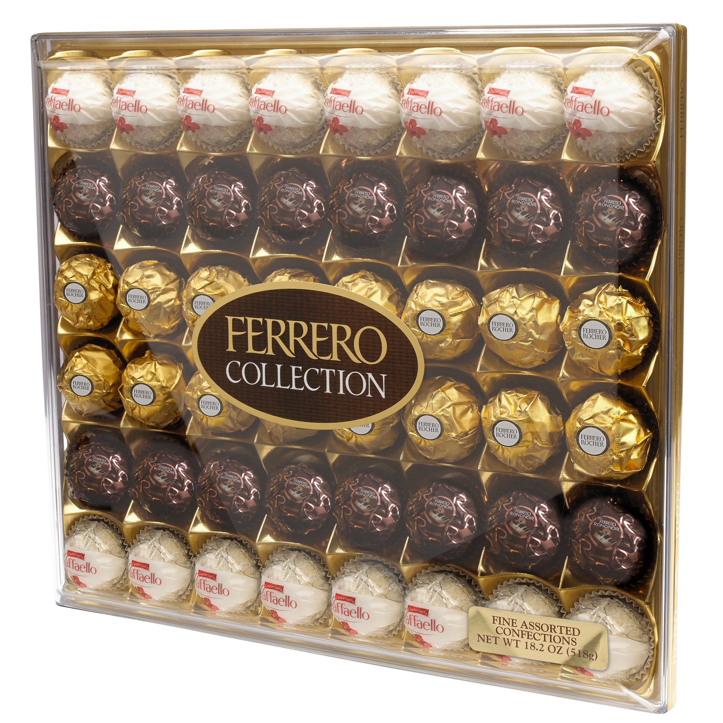 Chocolate Ferrero Gourmet A Gift, Milk Collection 48 Dark Assorted Hazelnut Chocolate, Easter Count) and Great Premium oz 18.2 Coconut,