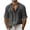 Dark Gray#men's long sleeve button down casual shirts, variant on Linen Button Up Shirt Men Spring Long Sleeve Beach Band Collar Casual Summer Shirts Lightweight Vacation Daily Shirts 2025 Dark Gray,XXL